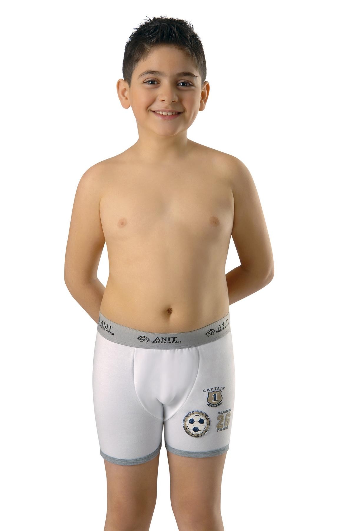 Anıt Likralı Pamuklu Erkek Çocuk Boxer Anıt 4754