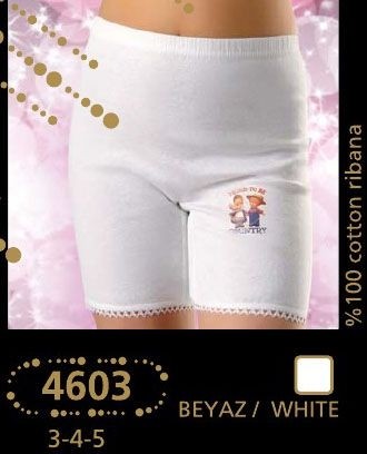 Anıt Geniş Askılı Pamuklu Kız Çocuk Atlet Anıt 4603