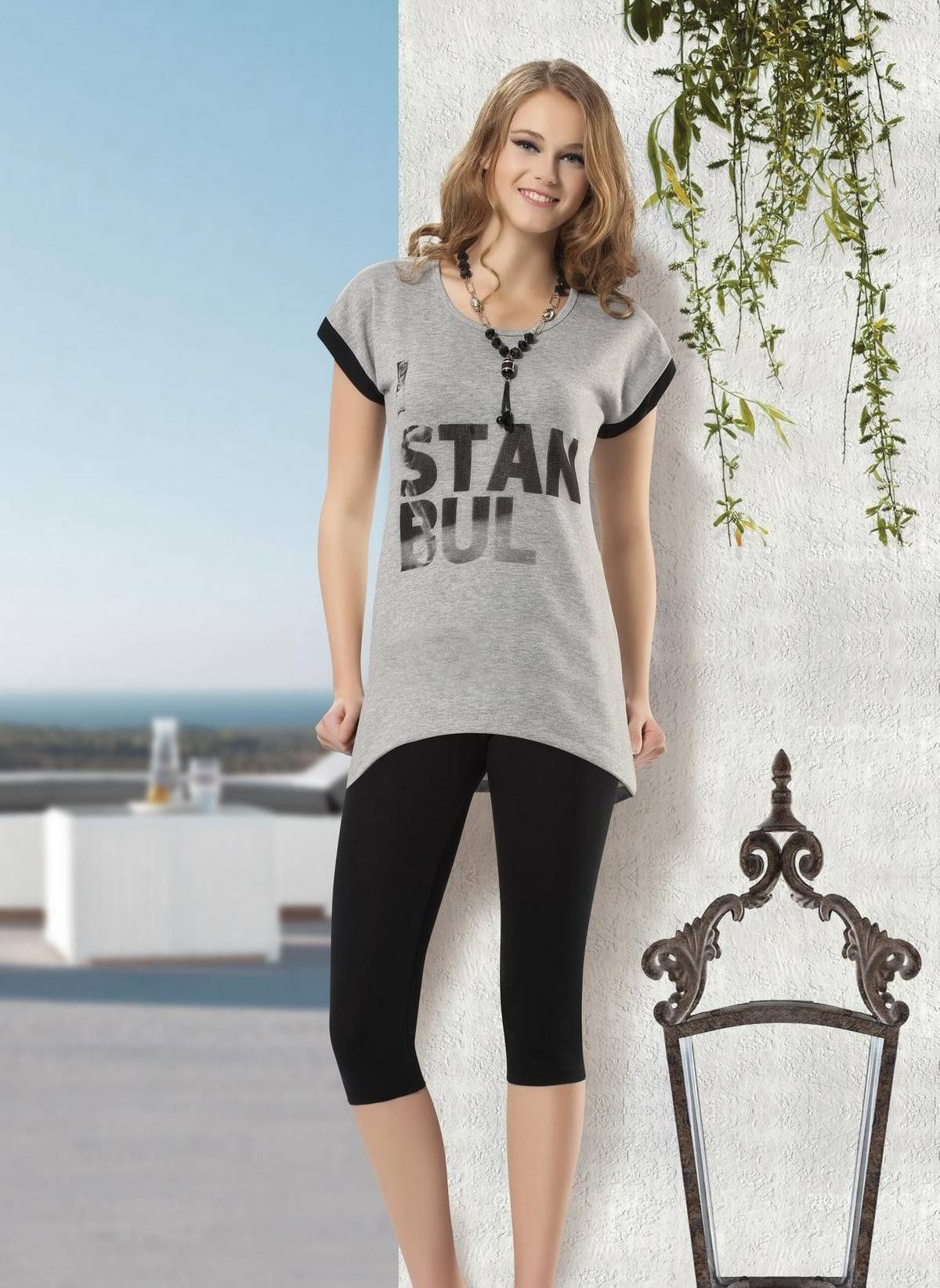 Anıt Esnek Yüksek Bel Taytlı Takım Anıt 4440 - Görsel 2