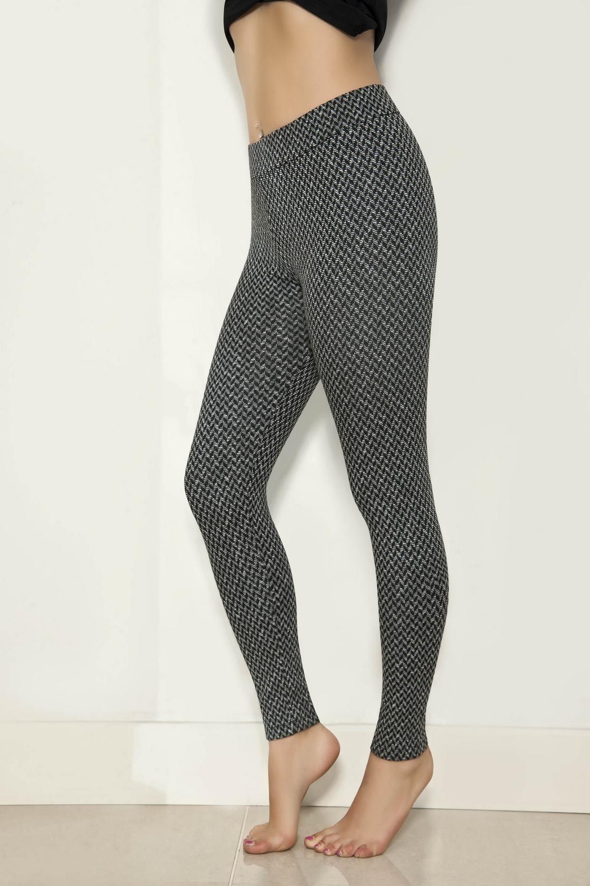 Anıt Yüksek Bel Esnek Tayt Anıt 3339