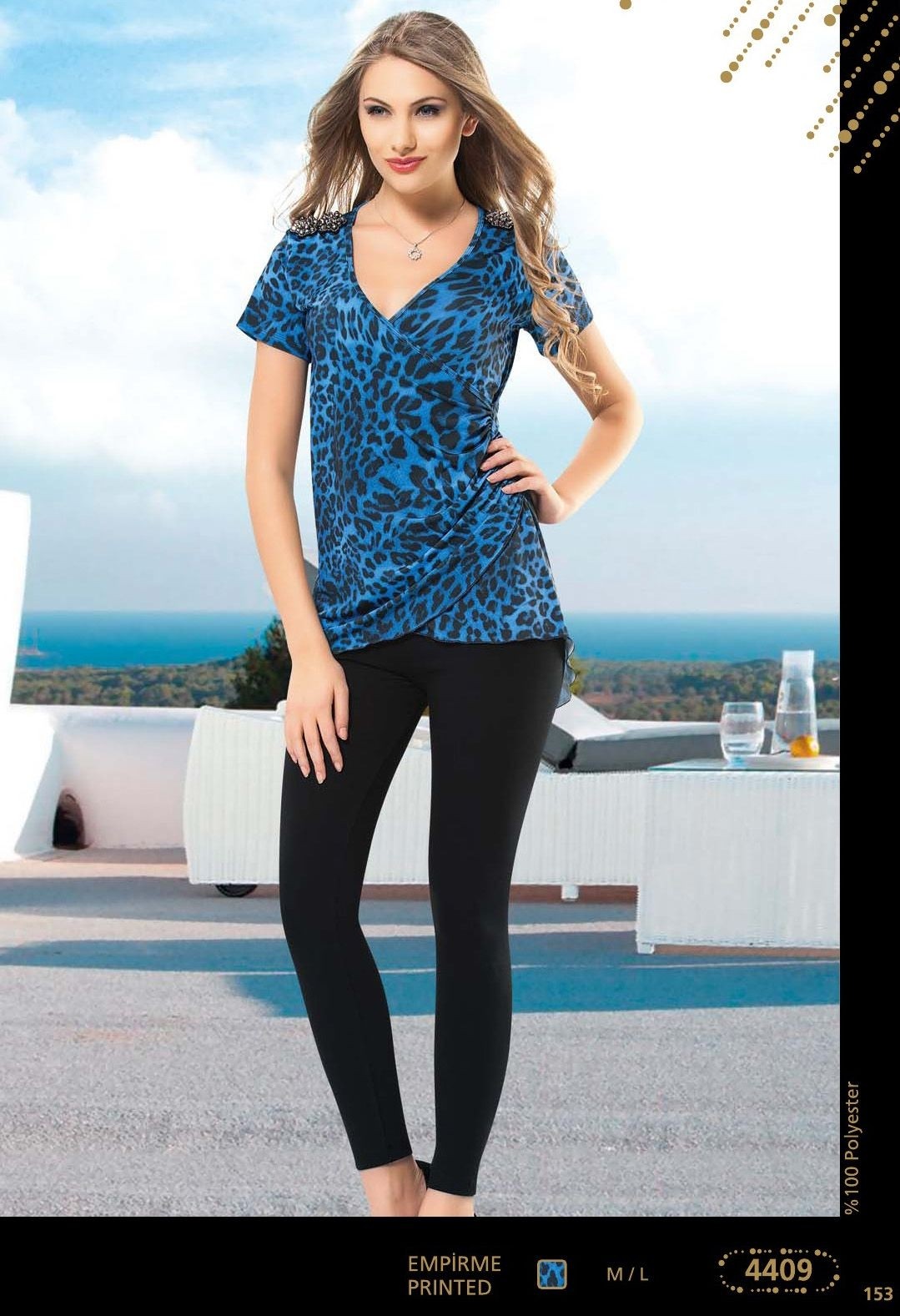 Anıt Yüksek Bel Esnek Kadın Tayt Anıt 4409