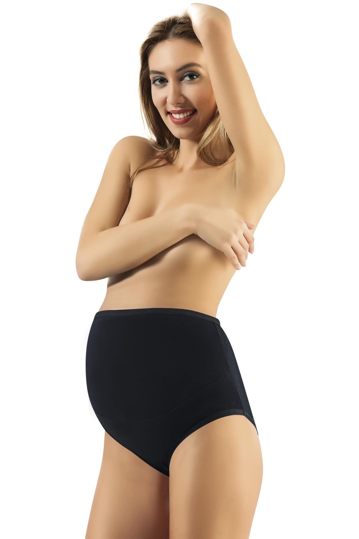 Esnek Pamuklu Destekli Hamile Bato Külot Anıt 3324 - Siyah