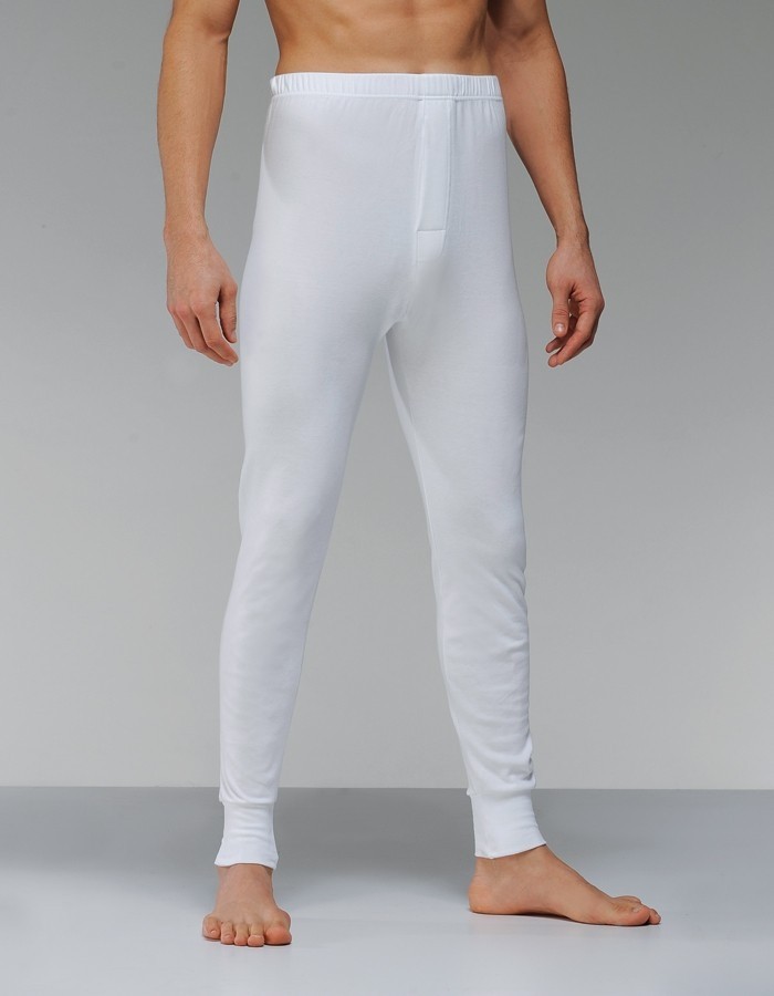 Pamuklu İç Yüzey Fırçalı Uzun Külot Çift Kaplan 430 - Beyaz