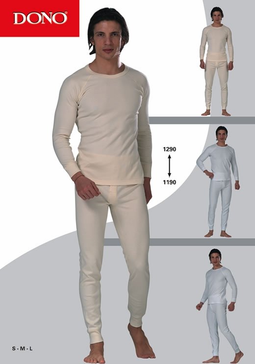 Fırçalı İç Yüzeyli Termal Alt İçlik Dono 1190 - Krem