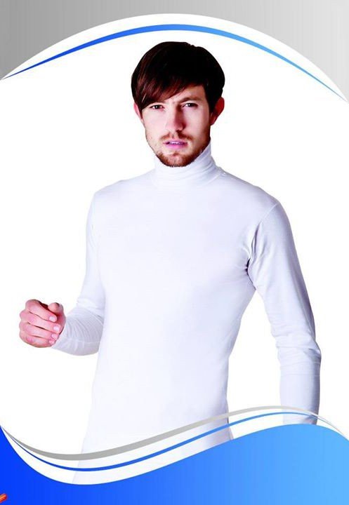 Pamuklu Likra Fırçalı Termal Uzun Kol T-Shirt Dono 1251 - Beyaz