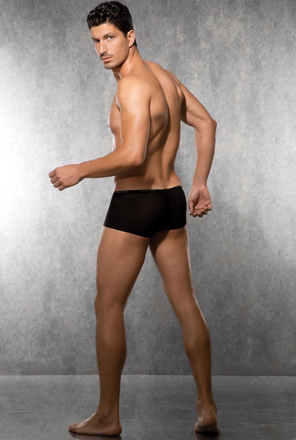 İki Renkli Pamuklu Esnek Boxer Doreanse 1590 - Siyah