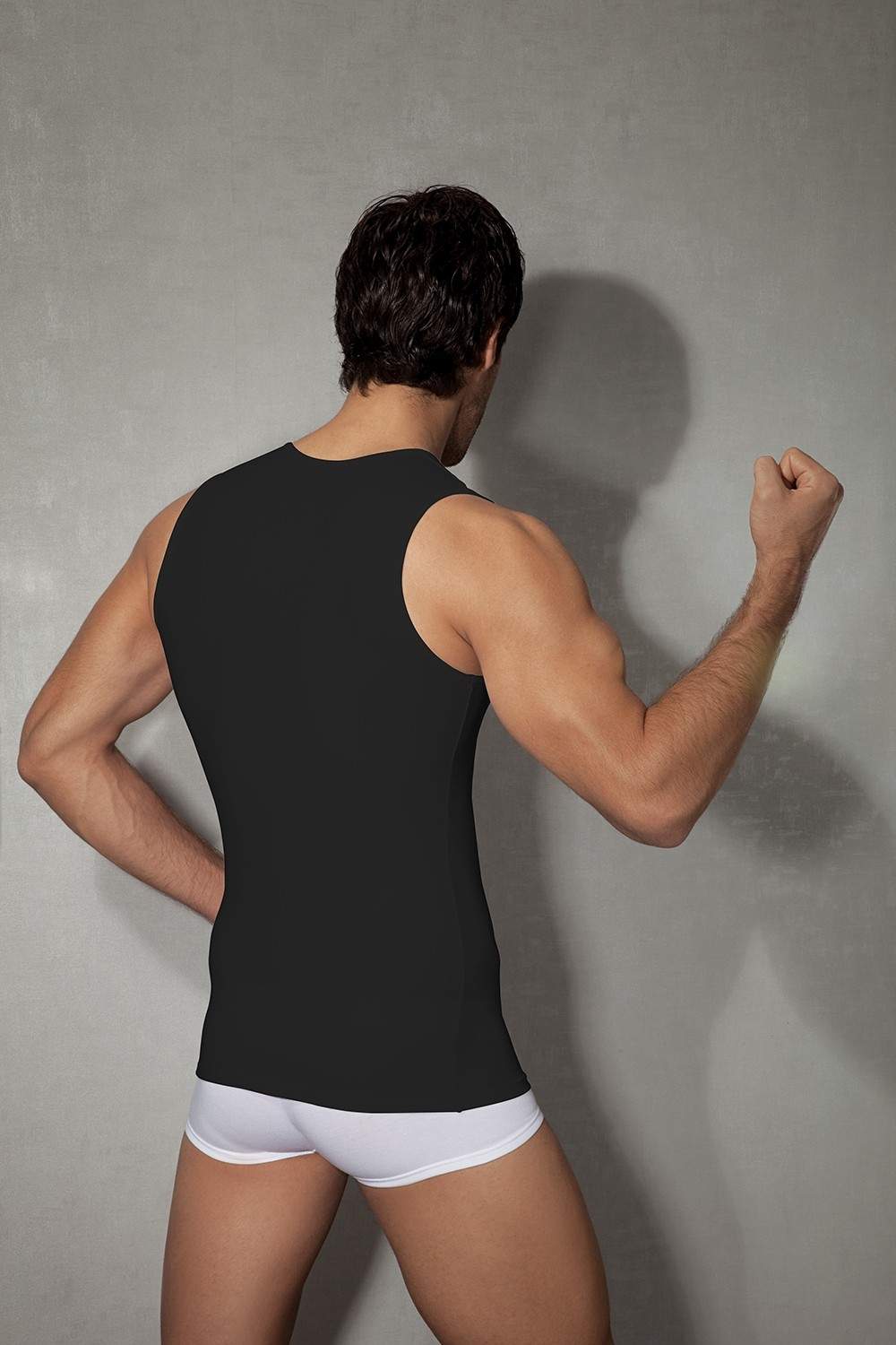 Modal V Yaka Erkek Atlet Doreanse 2205 - Siyah