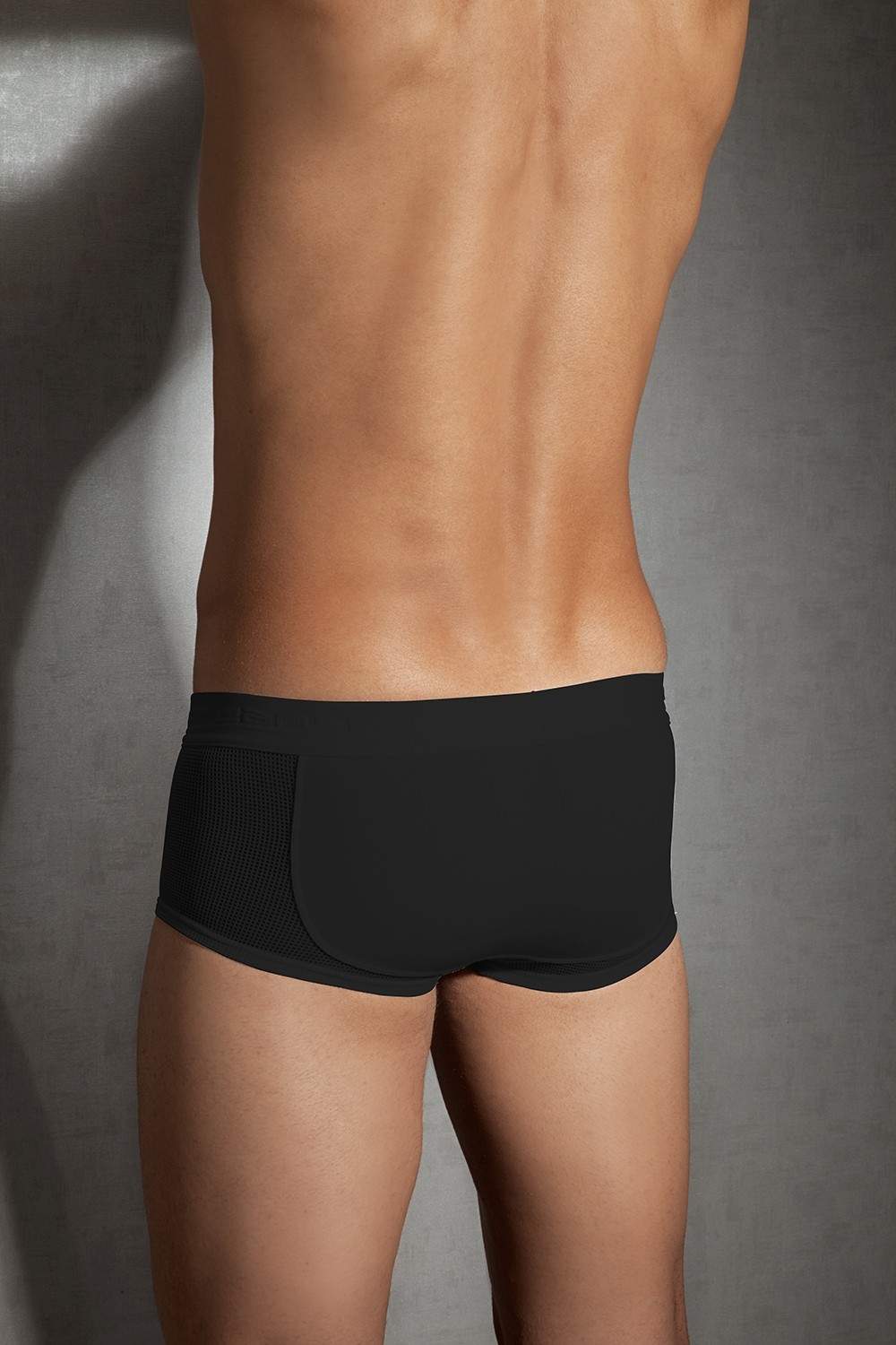 Modal Pamuklu Esnek Bel Boxer Doreanse 1705 - Siyah