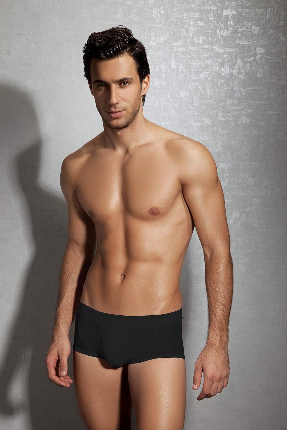 Modal Pamuklu Esnek Bel Boxer Doreanse 1705 - Siyah