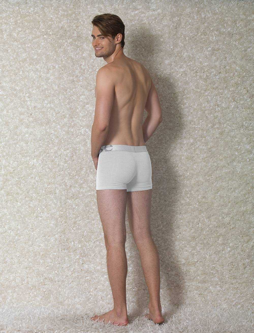 Modal Pamuklu Esnek Bel Boxer Doreanse 1777 - Beyaz