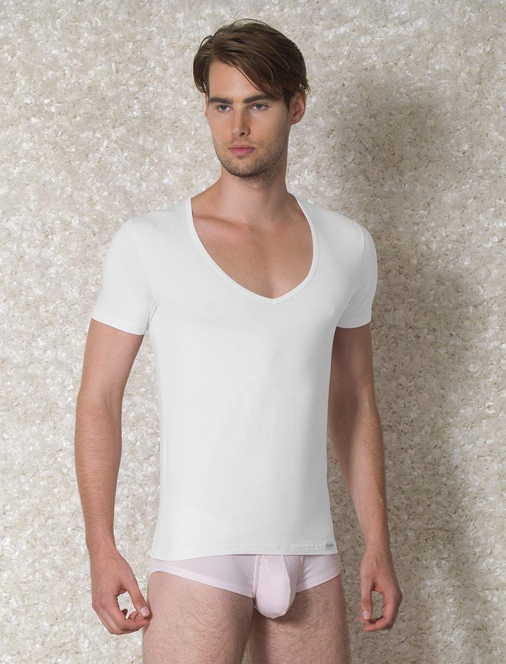 Modal U-yaka Kısa Kol Atlet Doreanse 2820 - Beyaz