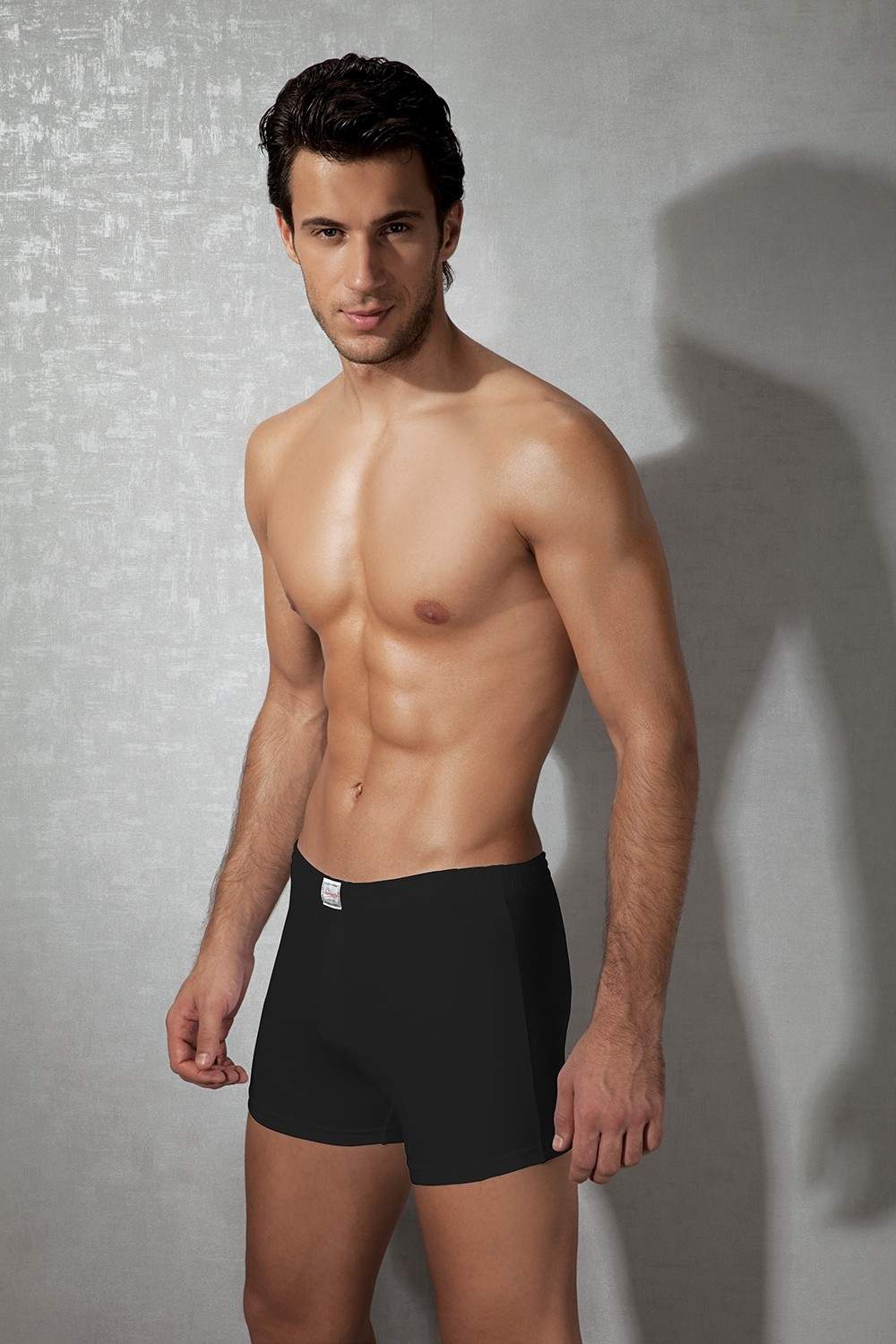 Pamuklu Esnek Bel Boxer Doreanse 1509 - Siyah