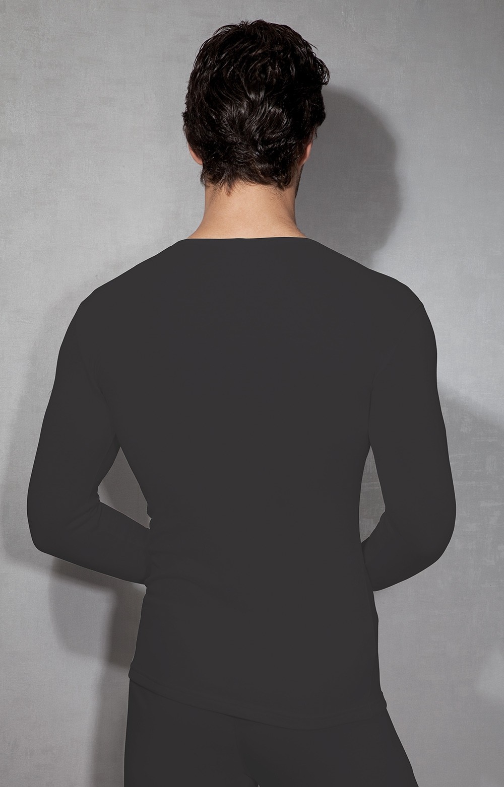 Termal Polyester Likralı Erkek T-Shirt Doreanse 2960 - Siyah