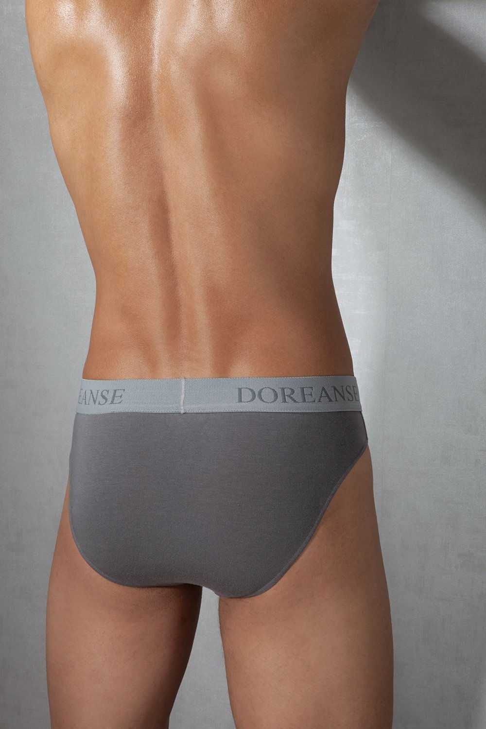 Pamuk ve Modal Karışımı Dikişsiz Slip Doreanse 1221 - Füme