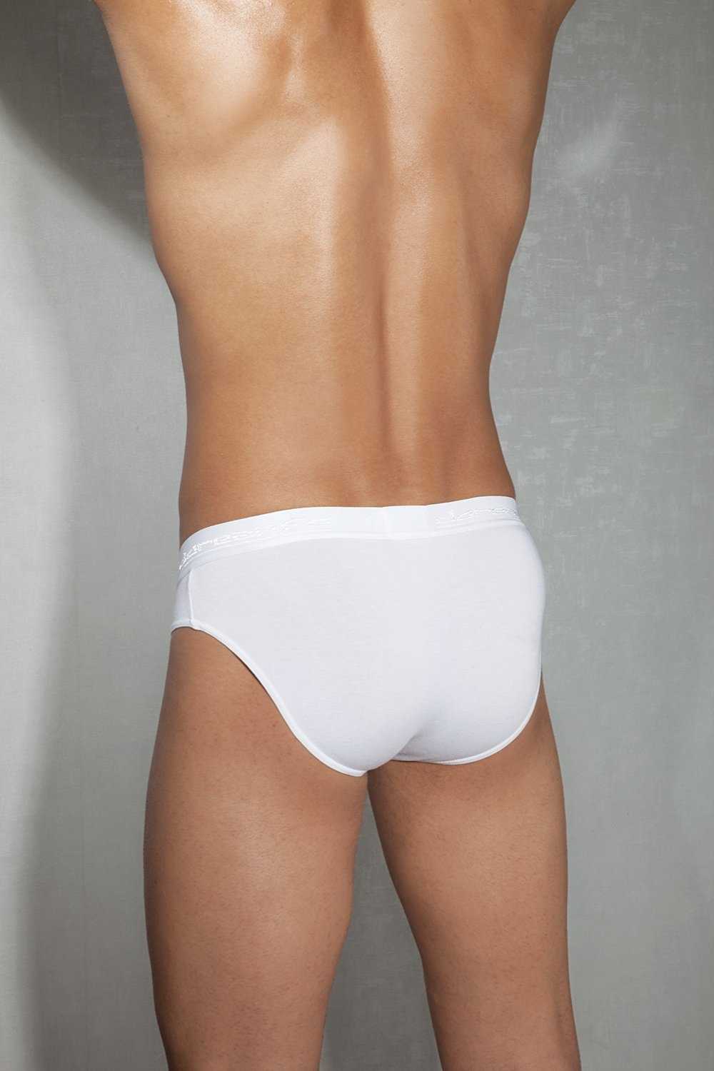 Pamuklu Elastik Doreanse Slip Erkek İç Giyim 1269 - Beyaz