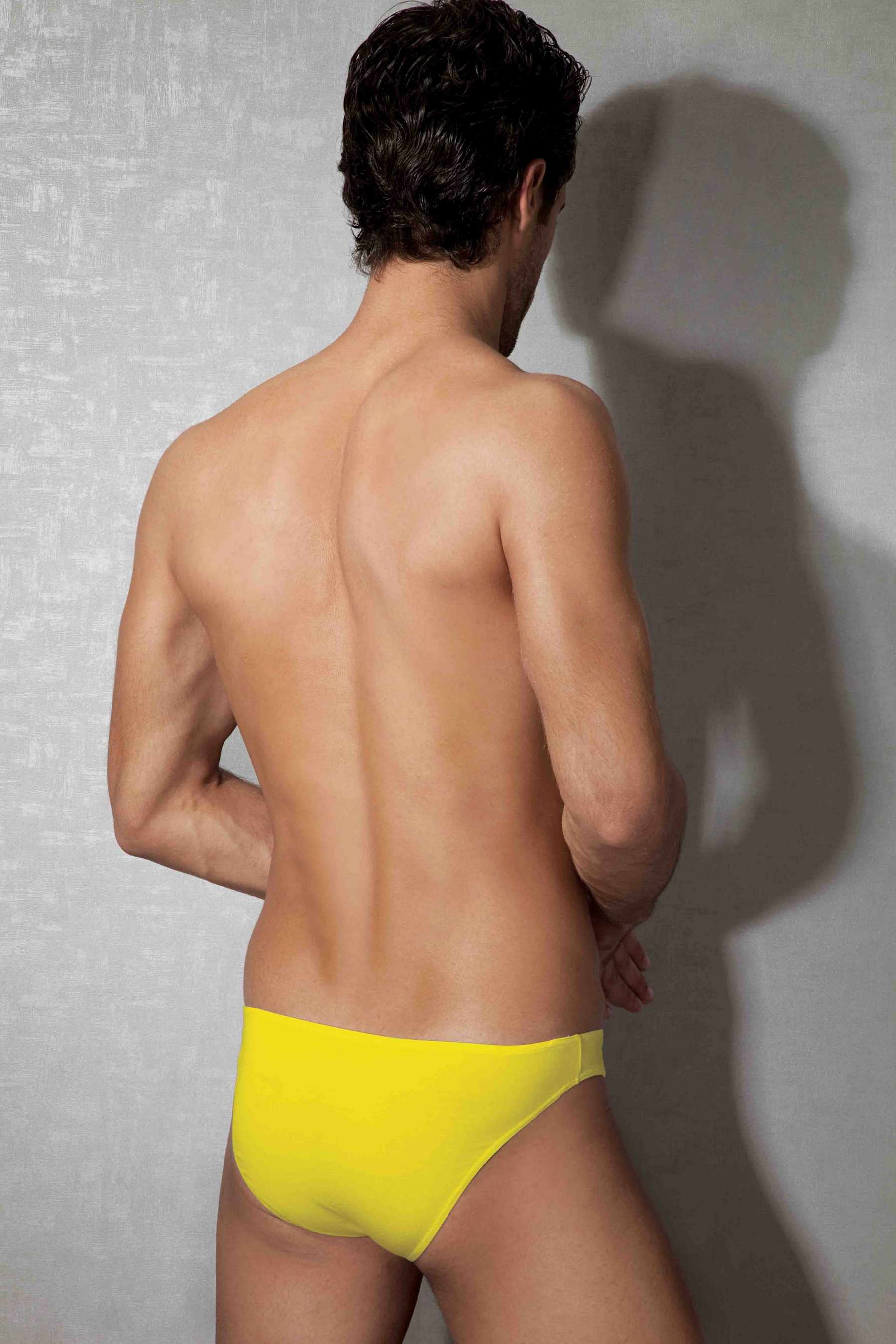 Pamuklu Dikişsiz Erkek Slip Doreanse 1281 - Sarı