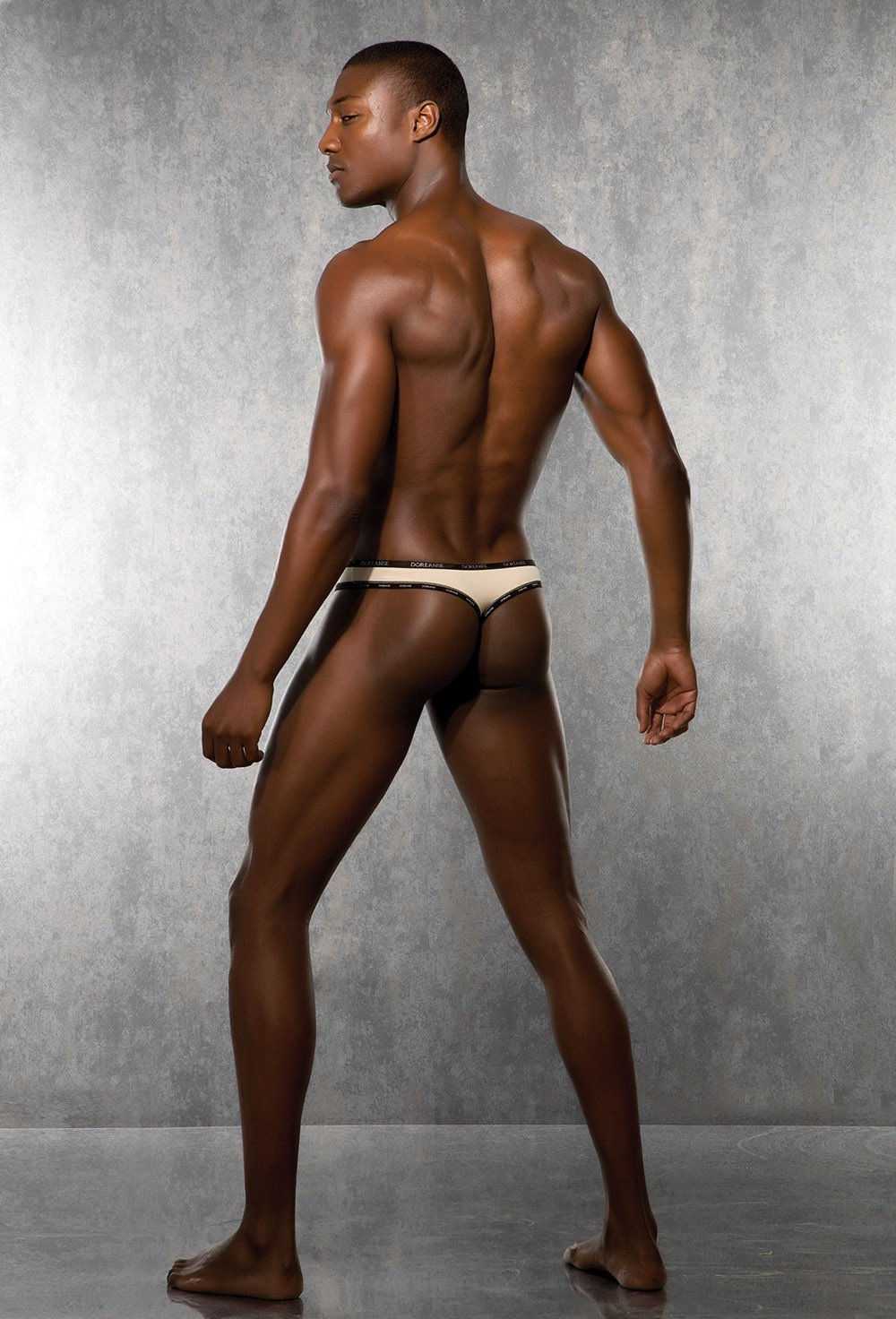 Pamuklu Elastik Dikişli Erkek String Doreanse 1216 - Beyaz