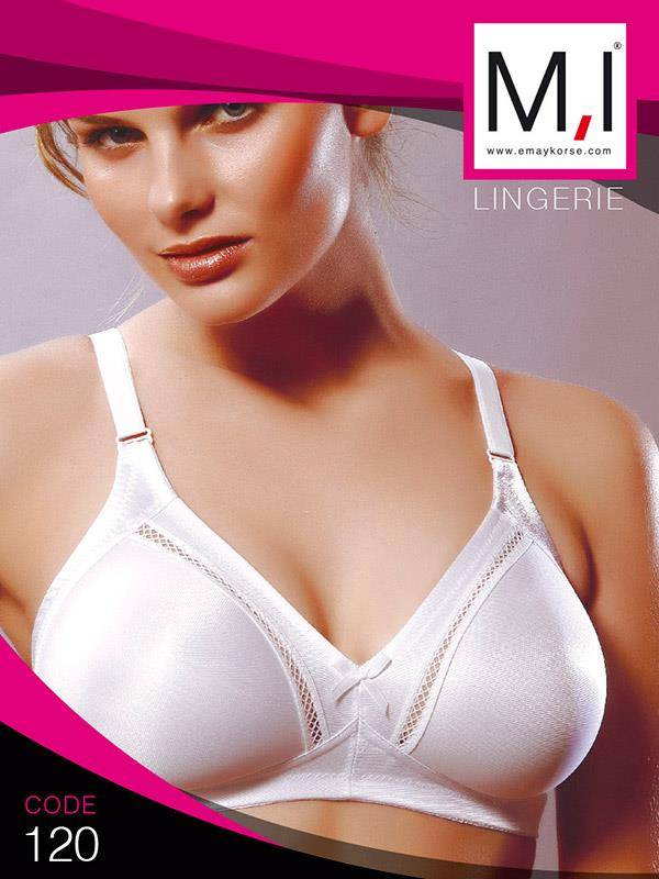 Full Cup Yan Kemik Desteği Toparlayıcı Sütyen Emay 120 - Beyaz