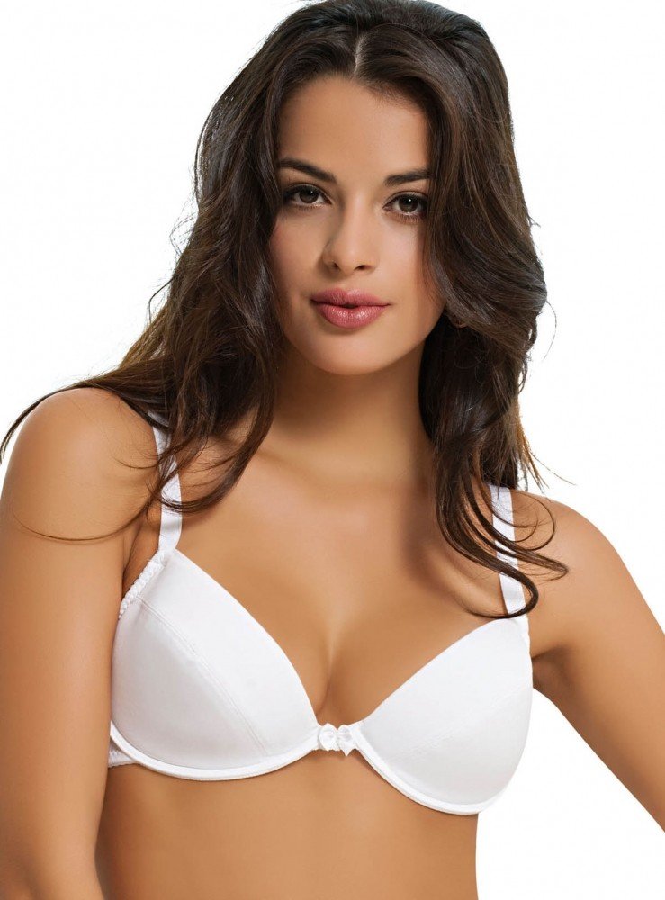 Yumuşak Astar Destekli Yarım Kap Sütyen NBB 1204 - Beyaz