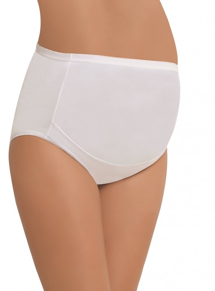Pamuklu Karın Üstü Hamile Külot NBB 540 - Beyaz