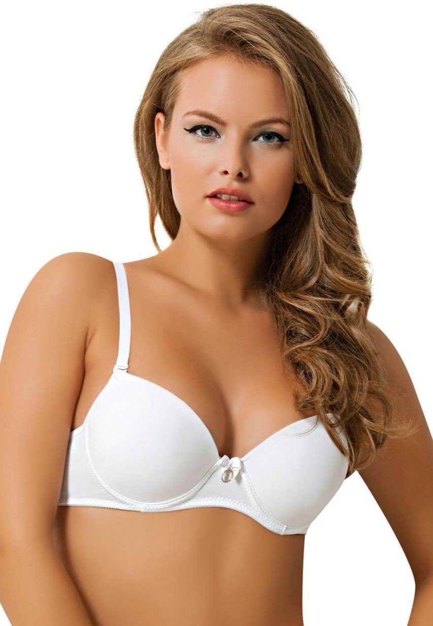 Dantel Astar Kaplı Sütyen Siyah NBB 3569 - Beyaz