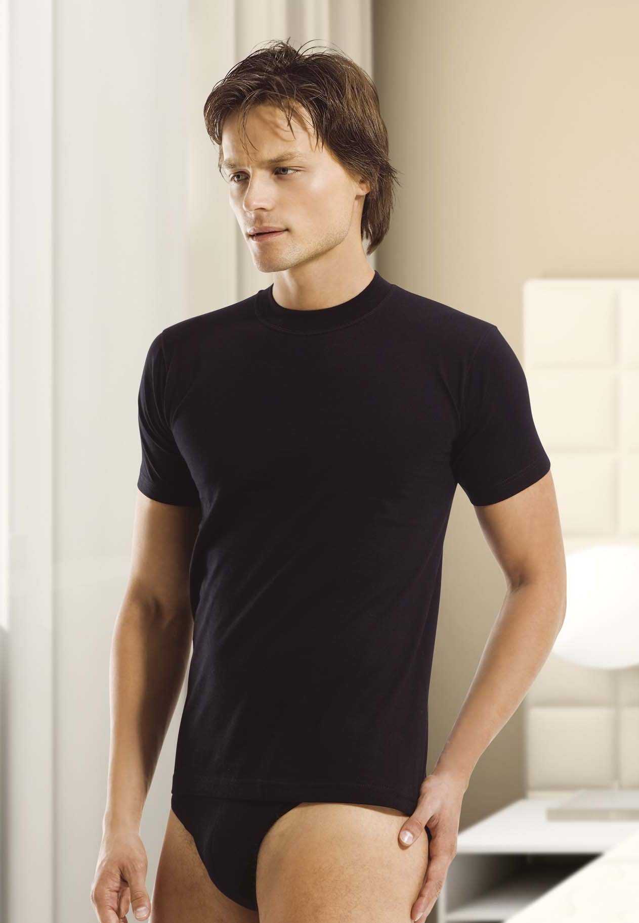 Pamuklu Sıfır Yaka Atlet Öztaş 1027 - Siyah