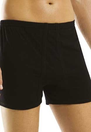 Pamuklu Esnek Bel Boxer Öztaş 1117 - Siyah