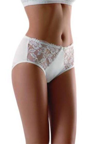 Ribana Dantel Detaylı Bikini Külot Erdem 2578 - Beyaz