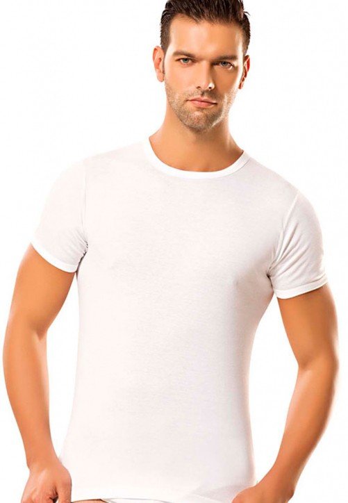 Ribana Sıfır Yaka Pamuk Atlet 3'lü Paket Erdem 1197 - Beyaz