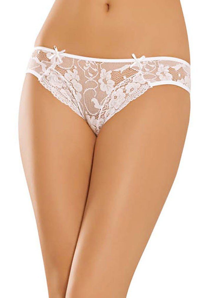 Pamuklu Dikişsiz Bikini Külot Erdem 2589 - Beyaz