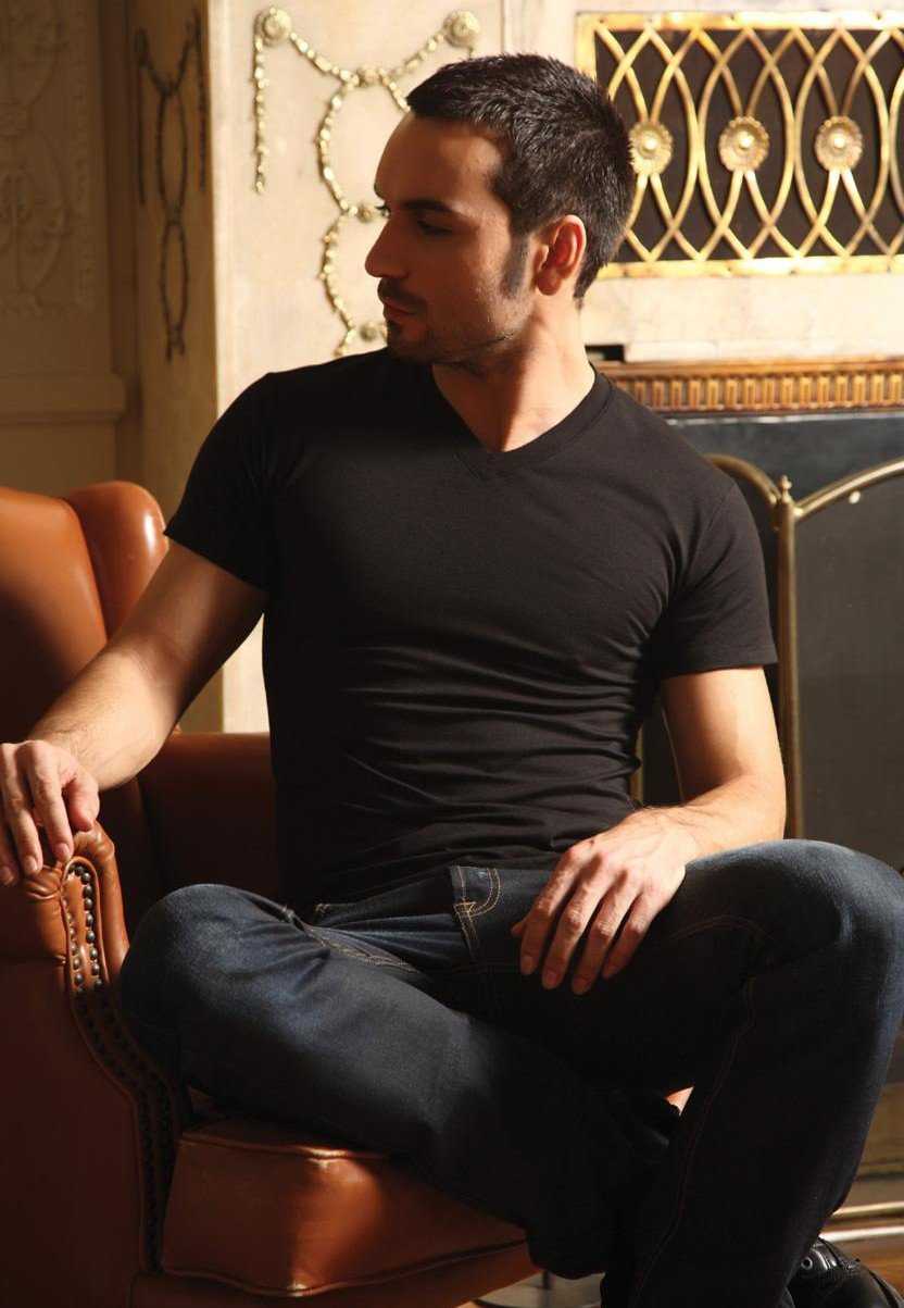 Pamuklu Elastan V Yaka Atlet X-Man 747 - Siyah