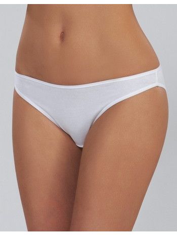 Pamuklu Düz Lastikli Slip Külot 5'li Paket Çift Kaplan 620