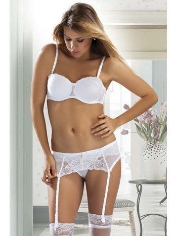 Dantel Detaylı Jartiyerli Sütyen Takım Le Jardin 5260