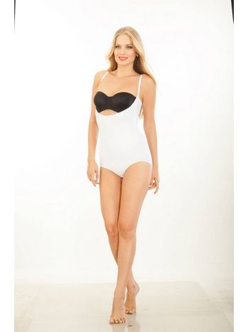 Dikişsiz Kademeli Kompresyon Göğüssüz Body Korse Miss Modinn 1137