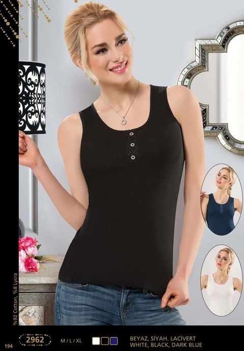 Anıt Pamuklu Nefes Alabilir Patlı Atlet Anıt 2962 - Görsel 4