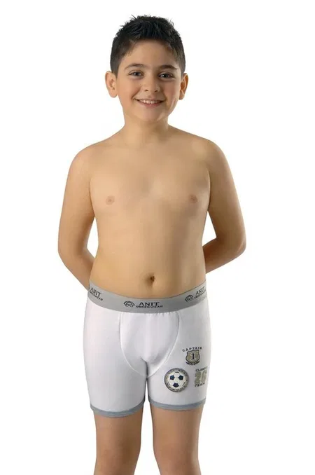 Anıt Likralı Pamuklu Erkek Çocuk Boxer Anıt 4754