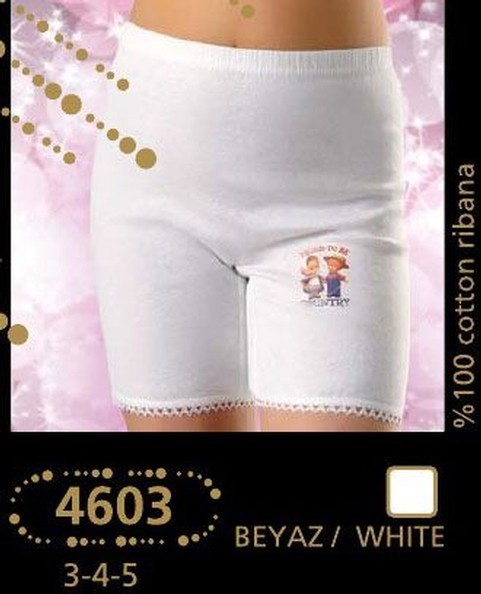 Anıt Geniş Askılı Pamuklu Kız Çocuk Atlet Anıt 4603