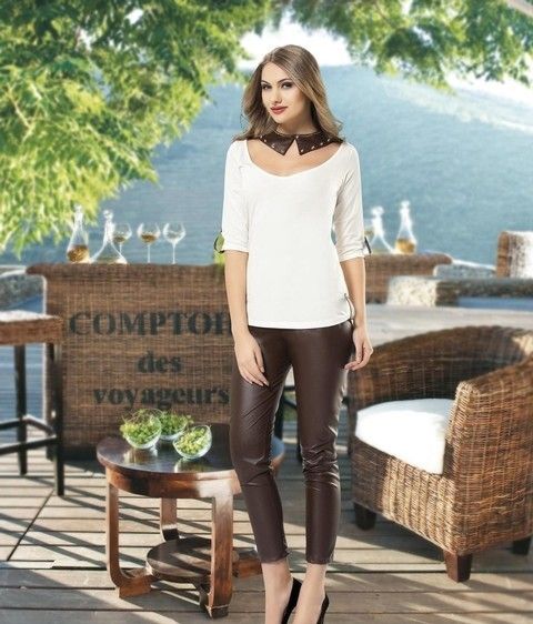 Anıt Yüksek Bel Geniş Bel Bandı Tayt Takımı Anıt 4400 - Görsel 2