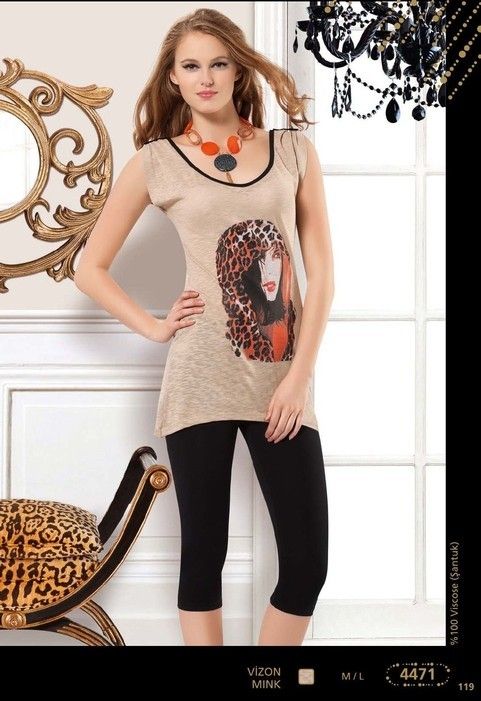 Anıt Yüksek Bel Esnek Tayt Takımı Anıt 4471