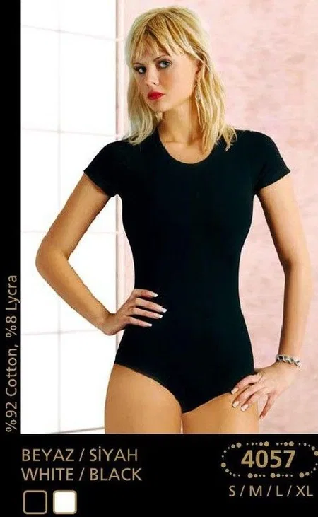 Likralı Tek Parça Body Anıt 4057 - 2