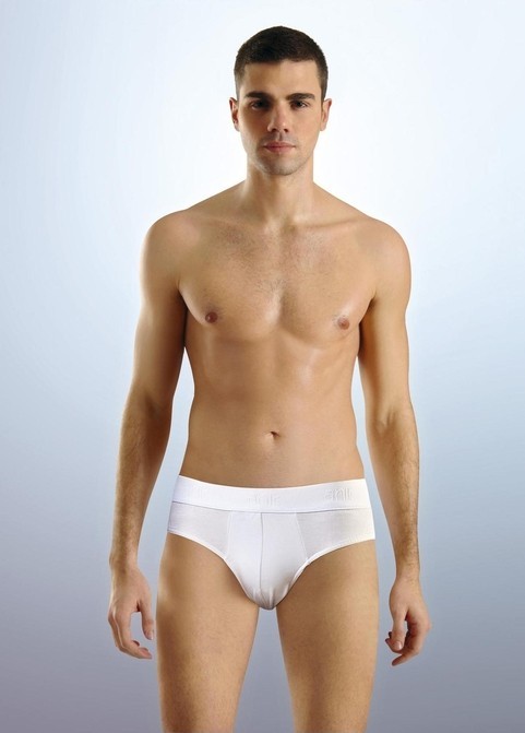 Modal Pamuklu Dıştan Lastikli Erkek Slip Anıt 1251 - Beyaz