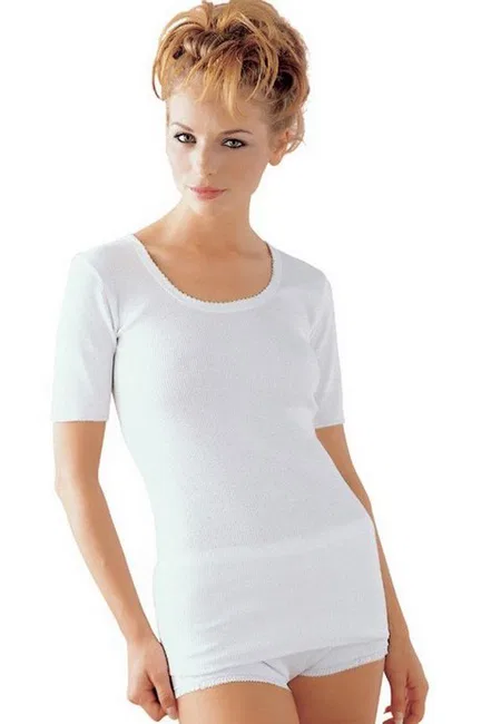 Pamuklu Nefes Alan Kadın Atlet Çift Kaplan 715