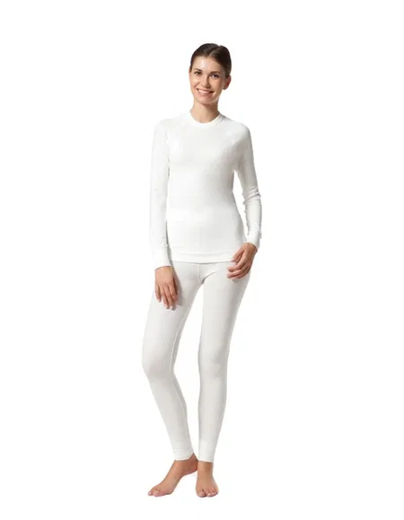 Viloft Polyester Elastan Uzun Termal Üst Çift Kaplan 1012 - Beyaz