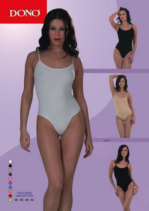 Çıtçıt Detaylı Tek Parça Body Pamuklu Dono 2310 - Beyaz