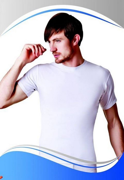 Pamuklu Likra Yarım Kol Erkek Atlet Dono 1240 - 2