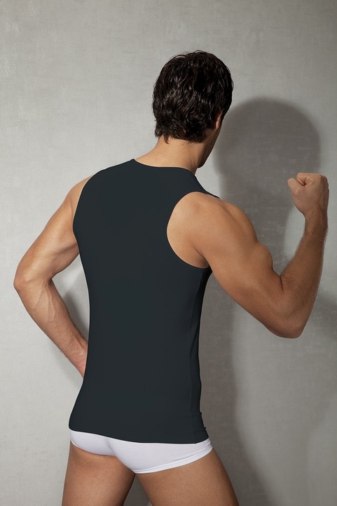 Modal V Yaka Askılı Erkek Atlet Doreanse 2210 - Siyah