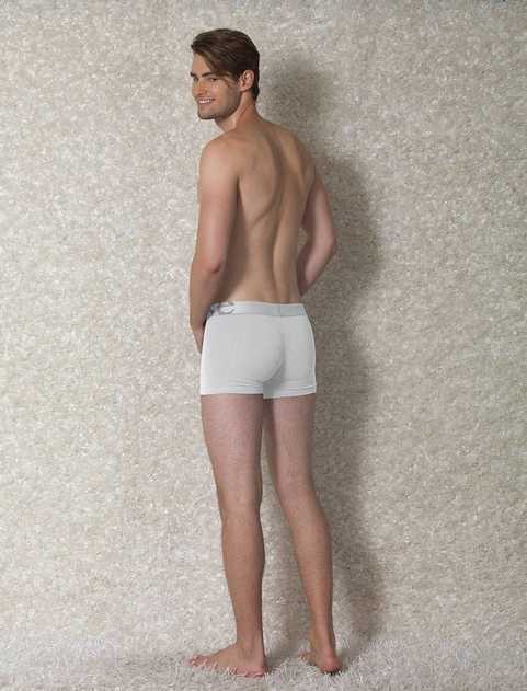 Modal Pamuklu Esnek Bel Boxer Doreanse 1777 - Beyaz