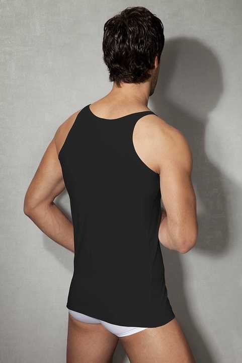 Pamuklu Ribana Askılı Erkek Atlet Doreanse 2040 - Siyah