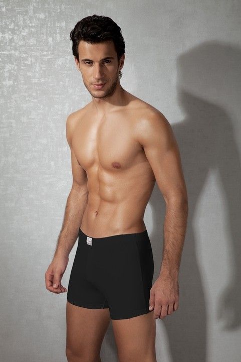 Pamuklu Esnek Bel Boxer Doreanse 1509 - Siyah