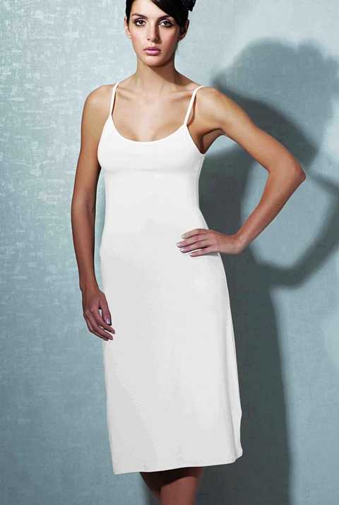 Modal Pamuklu Kadın Gecelik Doreanse 11129 - Beyaz